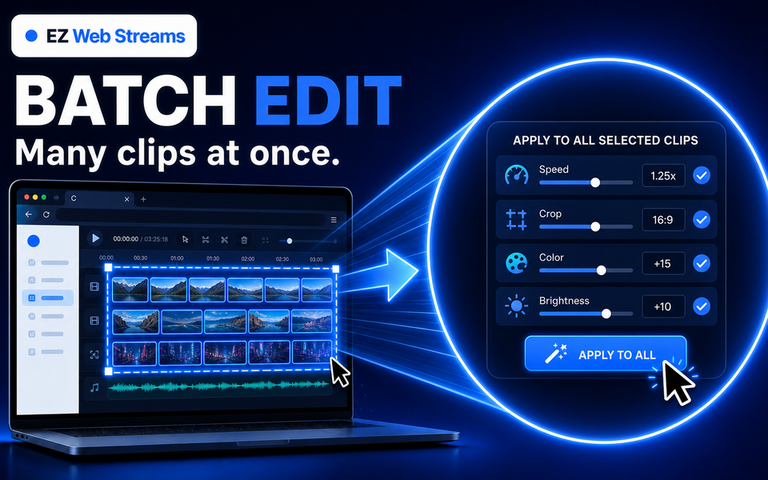 Batch-Edit Many Clips at Once