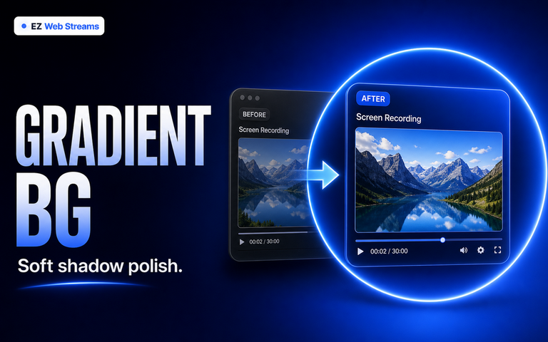 Add a Beautiful Background to Your Recording