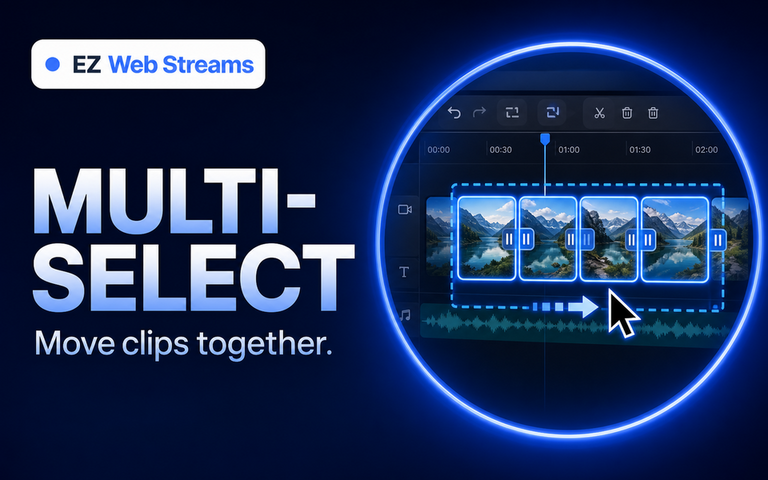 Select, Move & Delete Multiple Clips