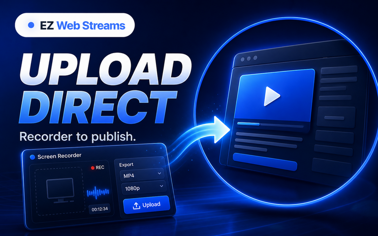 Upload to YouTube From Your Screen Recorder