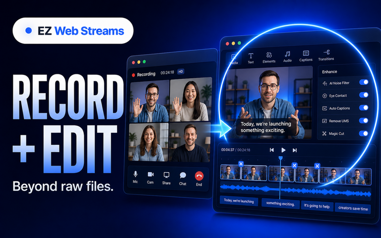 The Zoom Recorder Alternative That Actually Edits